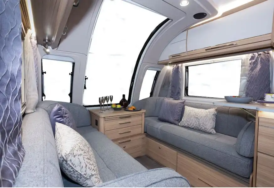 The Bailey Unicorn Vigo caravan lounge (Click to view full screen)
