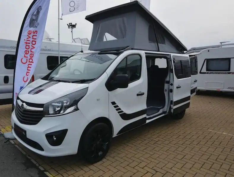 Exterior view of the Creative Campervans X-Plorer  (Click to view full screen)