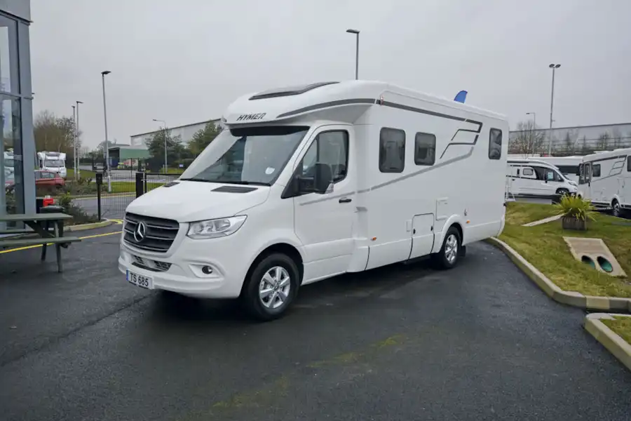 The Hymer T-Class S 685 motorhome (Click to view full screen)