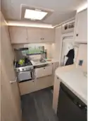 The Auto-Trail Expedition C63 motorhome kitchen