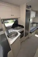 The kitchen in the Auto-Trail Tribute F72 motorhome