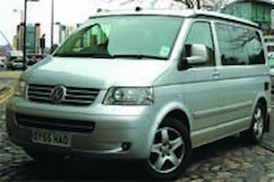 Motorhome review - the 2006 Volkswagen California SE on SWB 2.5TD VW T5 (Click to view full screen)