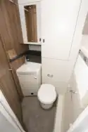 The washroom in the Swift Escape 604