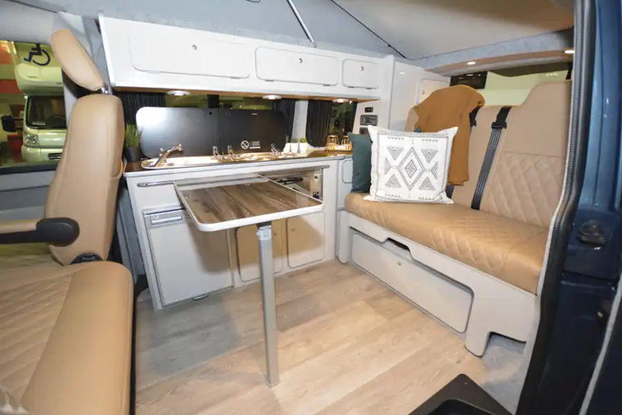 A view of the interior of the Tribe Campers East Edition campervan (Click to view full screen)