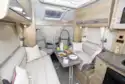 The lounge in the Elddis Marquis Majestic 185 motorhome