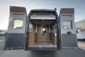 The Globecar Campscout Revolution campervan, with rear doors open