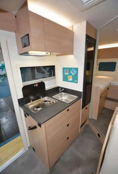 The Joa Camp 75T motorhome kitchen (Click to view full screen)