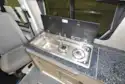 Close up of the kitchen in the A1 Camper Conversions Explorer campervan