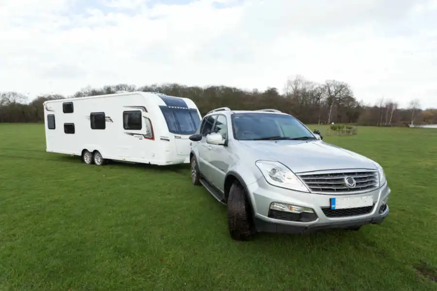 The Coachman Vision 630 on tow (Click to view full screen)
