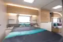 The Adria Adora Isonzo caravan bedroom