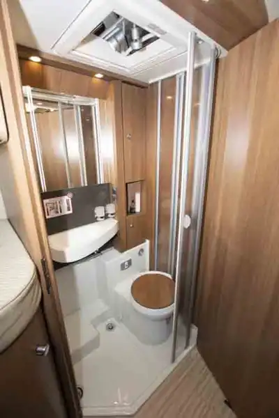 The washroom in the C-tourer © Warners Group Publications (Click to view full screen)