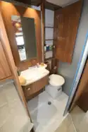 A roomy washroom