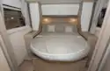 The island bed in the Rapido M96 motorhome