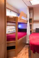 The bunks are a staggering 1.97m long