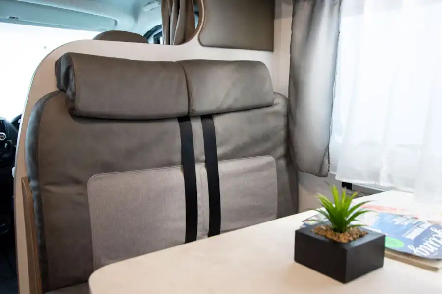 Travel seats in the Benimar Primero 313 motorhome (Click to view full screen)
