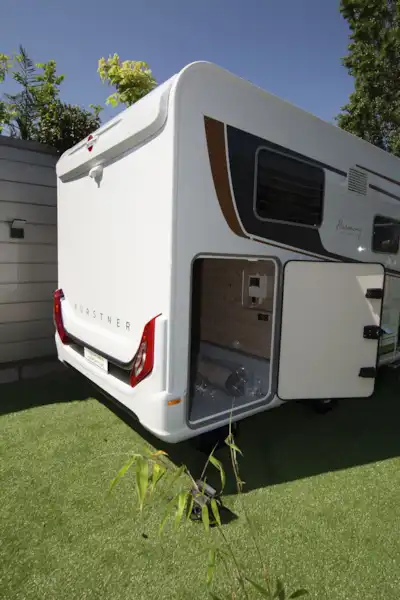 The garage in the Bürstner Lyseo MT 690 G motorhome (Click to view full screen)