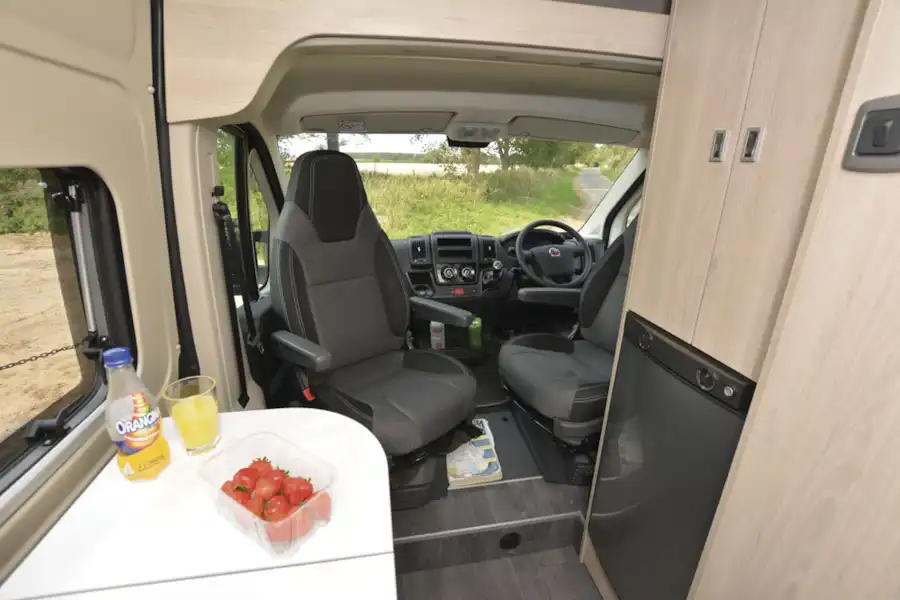 A view of the cab in the Auto-Trail Expedition (Click to view full screen)