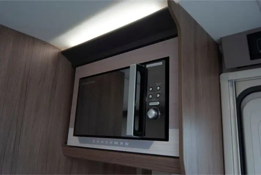 A mirror-fronted microwave (Click to view full screen)
