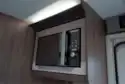 A mirror-fronted microwave