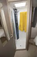 The shower in the Rapido M96 motorhome