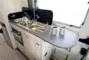 The kitchen in the Benimar Benivan 122 campervan