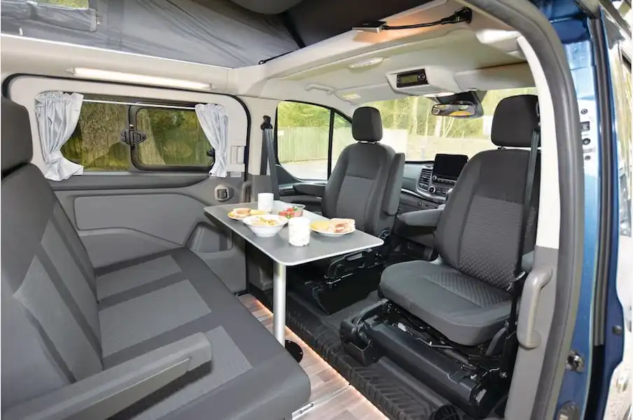 The Ford Nugget Plus campervan cab (Click to view full screen)