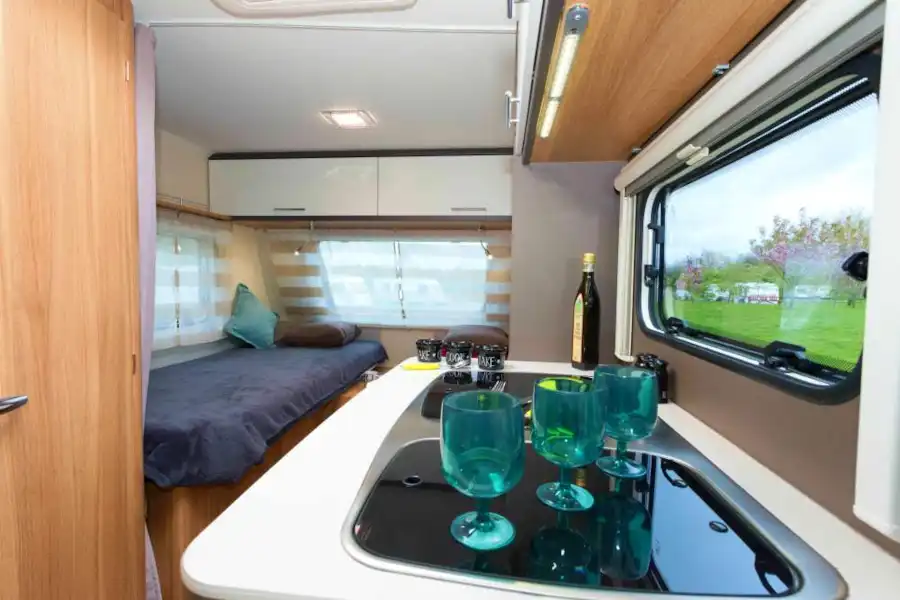 The little Caravelair Antares 450 looks and feels more spacious than its size suggests (Click to view full screen)