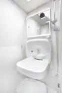 The washroom in the Auto-Sleeper Warwick Duo motorhome