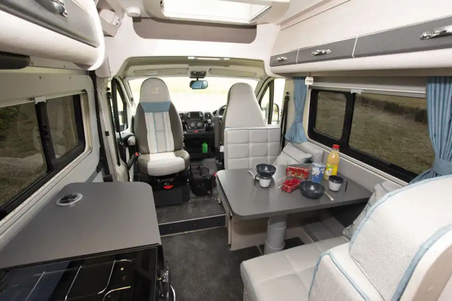 Auto-Sleeper Fairford Plus - a view of the lounge (Click to view full screen)