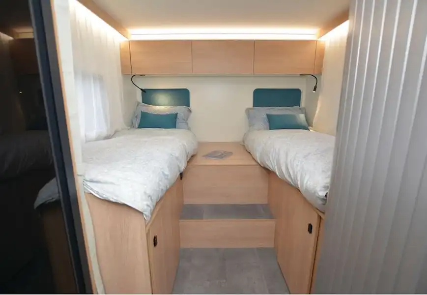 The Joa Camp 75T low-profile motorhome beds (Click to view full screen)