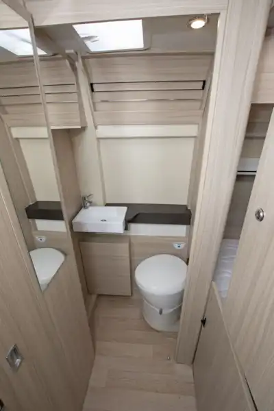 The washroom in the Dreamer D53 Fun campervan (Click to view full screen)