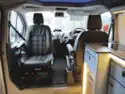 Cab seats in the Camper conversions Brawbus