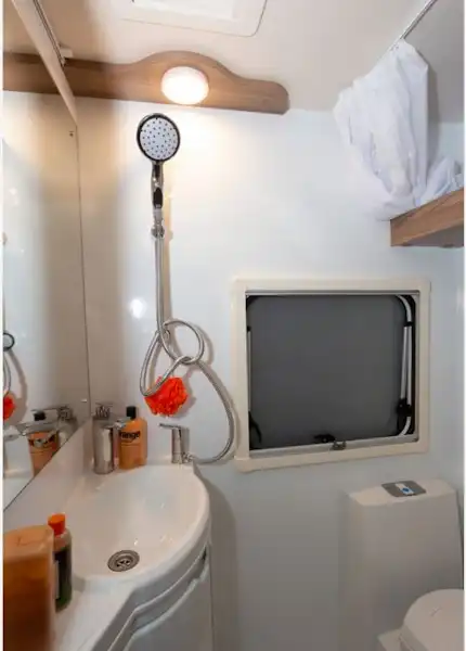 The Swift Leisure Home Marbury Compact caravan washroom (Click to view full screen)