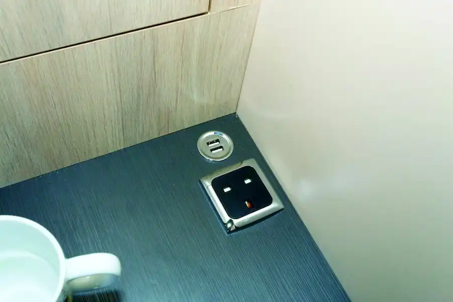 A double USB socket (Click to view full screen)