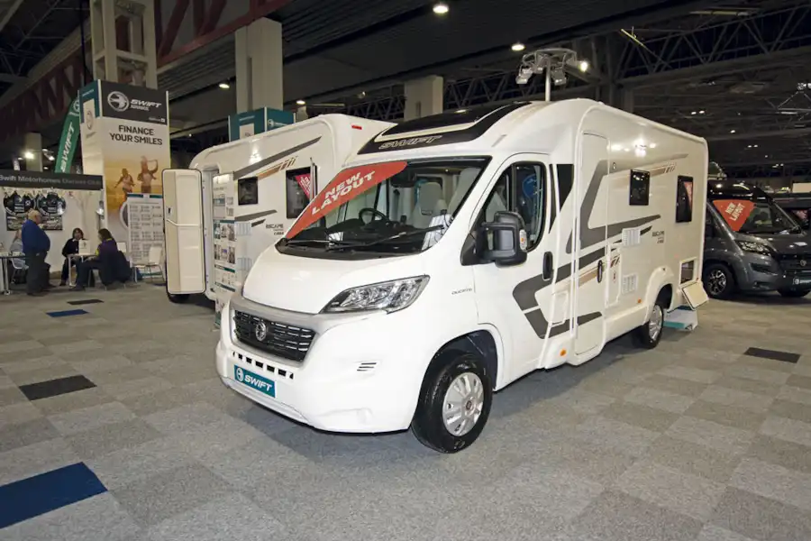 The Swift Escape Compact C502 motorhome (Click to view full screen)