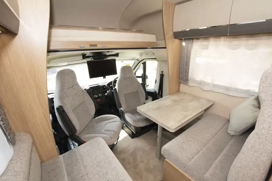 The lounge in the Auto-Trail Imala 730 HB motorhome (Click to view full screen)