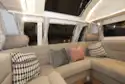 Comfortable seating in the Adria Alpina Colorado caravan