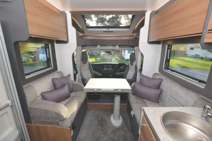 The lounge in the Bailey Adamo 75 4 i (Click to view full screen)
