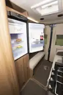 The fridge in the Swift Select 184 motorhome