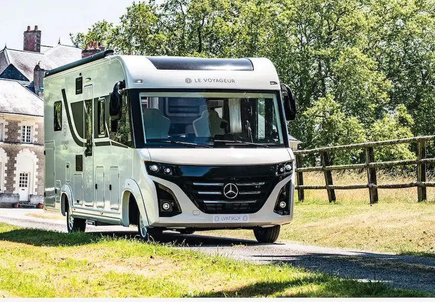 The Le Voyageur Héritage LVXH 7.9 GJF motorhome (photo courtesy of Le Voyageur) (Click to view full screen)