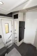 The habitation door in the Chausson 650 motorhome