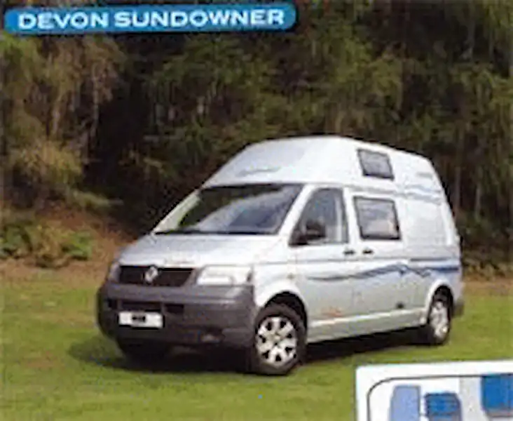 Motorhome review - Head to head Devon Sundowner and Timberland Discovery XI from 2007 (Click to view full screen)