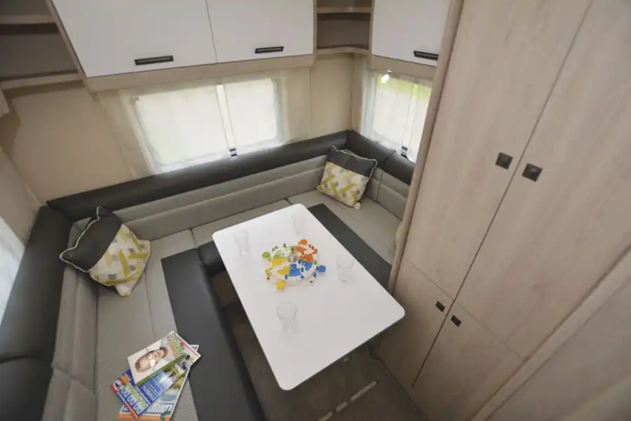 Another view of the rear lounge in the Auto-Trail Tribute F72 (Click to view full screen)
