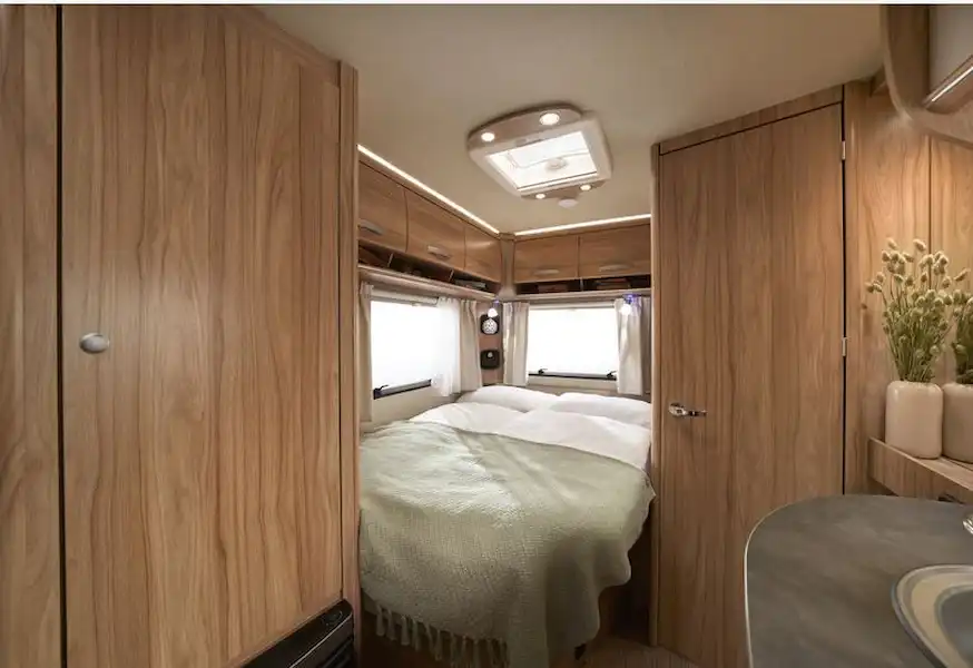 The Eriba Nova Light 465 caravan bed (photo courtesy of Erwin Hymer Group) (Click to view full screen)
