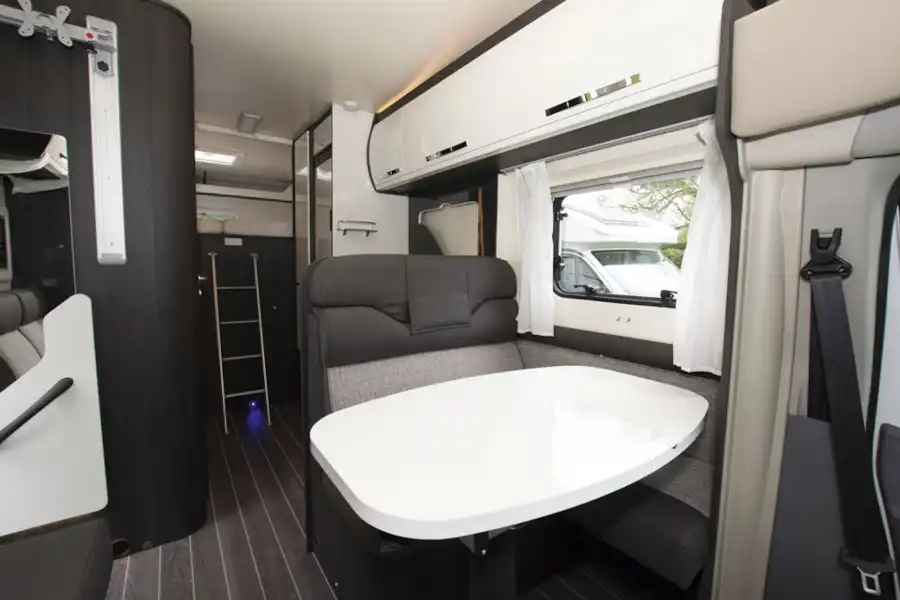 A view of the interior of the Roller Team Zefiro Sport motorhome (Click to view full screen)