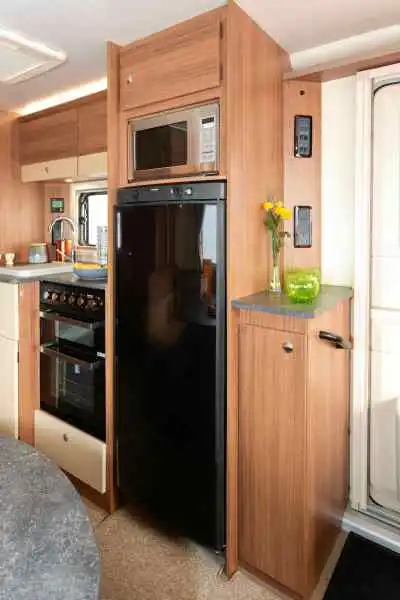 A 145-litre fridge (Click to view full screen)