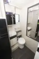 The washroom in the Chausson 520 motorhome