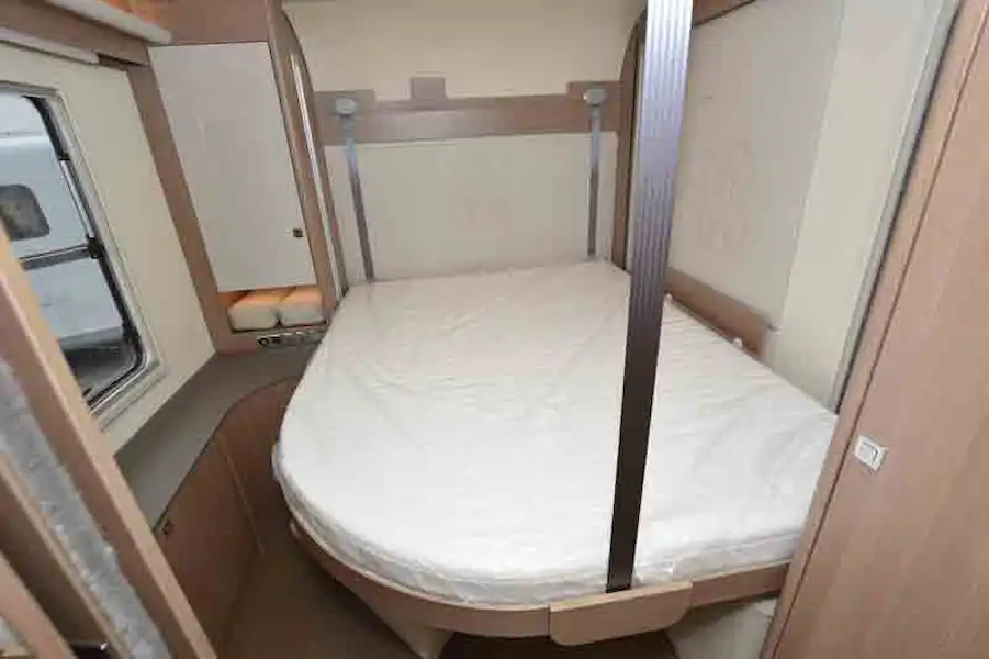 The bed, in the rear of the motorhome © Warners Group Publications (Click to view full screen)