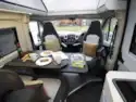 The lounge and cab in the Adria Twin Supreme 640 SGX campervan