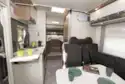 The interior, from front to rear, in the Dethleffs Globeline T 6613 EB motorhome